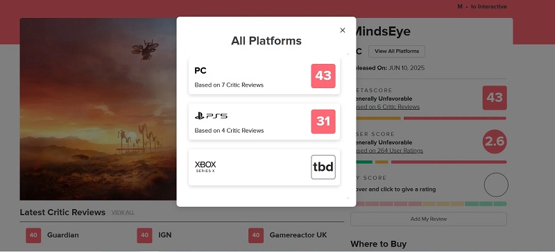 MindsEyes misslyckande: det sämsta spelet 2025