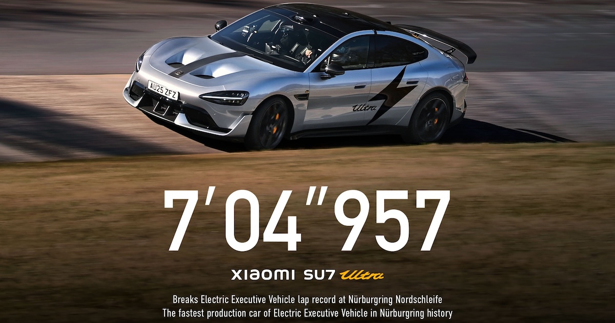 Xiaomi SU7 Ultra på Nürburgring