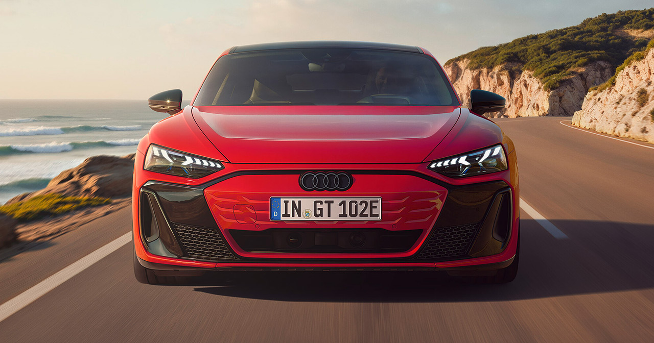 Interiör av Audi e-tron GT quattro