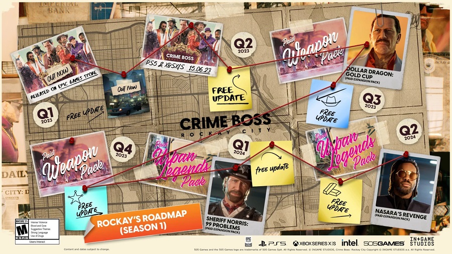 Utvecklarna av brottsskjutaren Crime Boss: Rockay City har avslöjat releasedatumet för konsolversionerna och publicerat en långsiktig utvecklingsplan för projektet-2