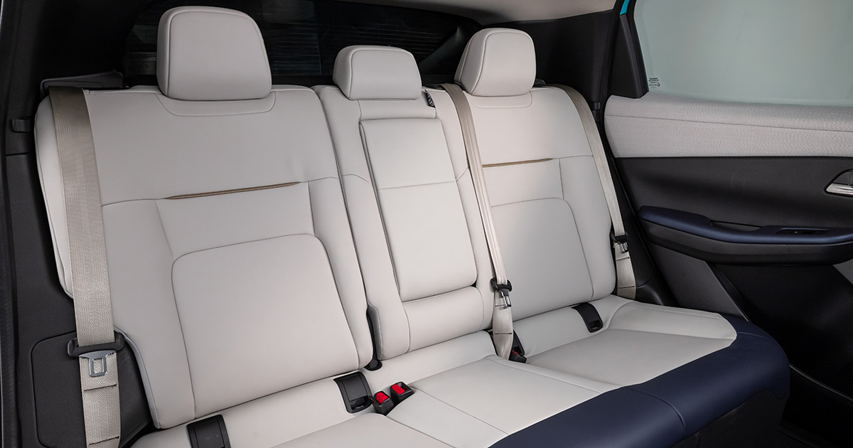 Skärmen på den nya Nissan Leaf