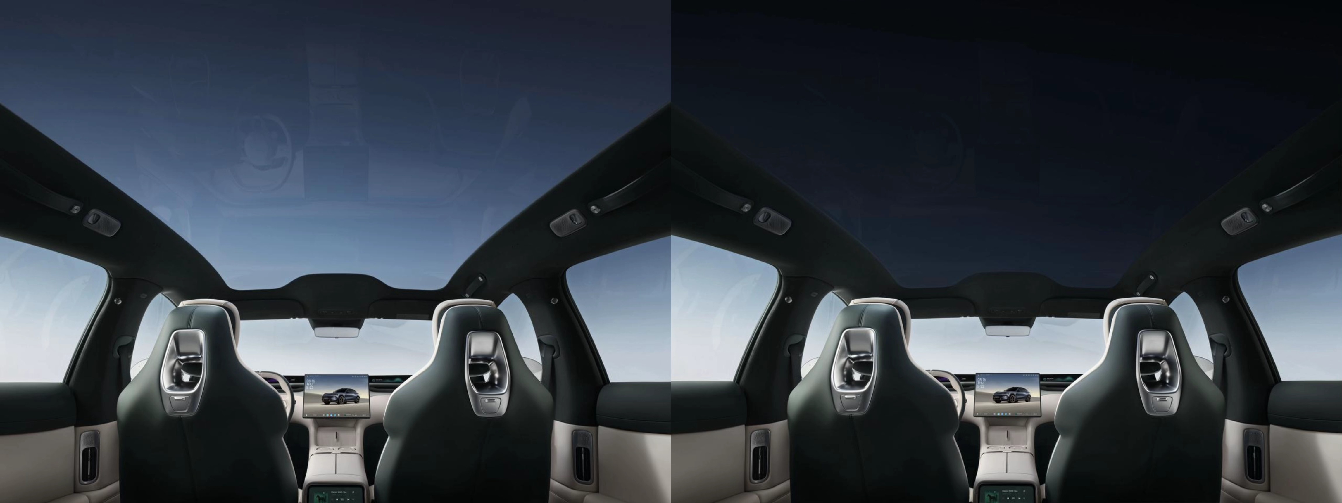 Xiaomi YU7 panoramaglastak