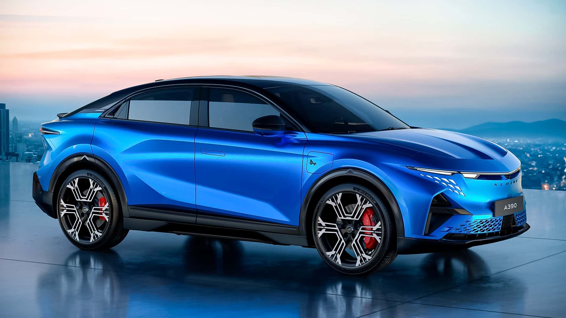 Alpine A390 framsidan