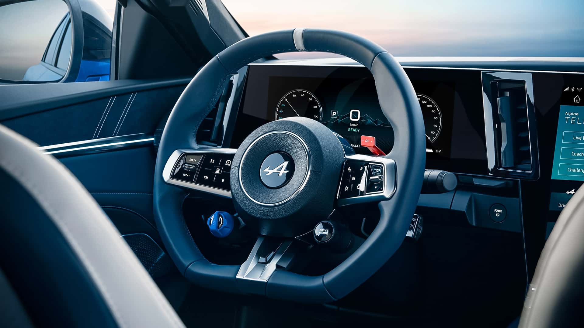 Alpine A390 på vägen