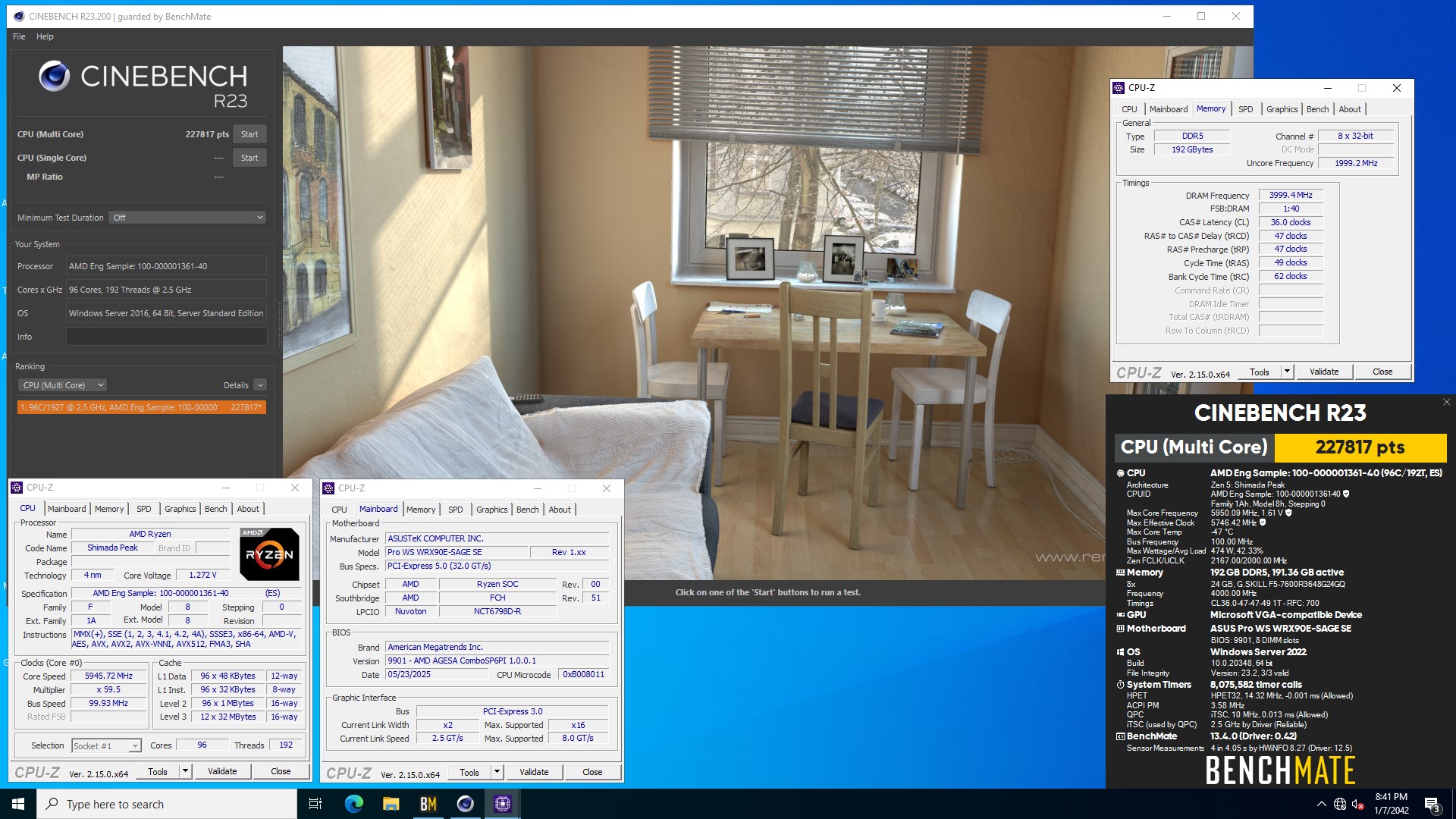 227 818 poäng i Cinebench