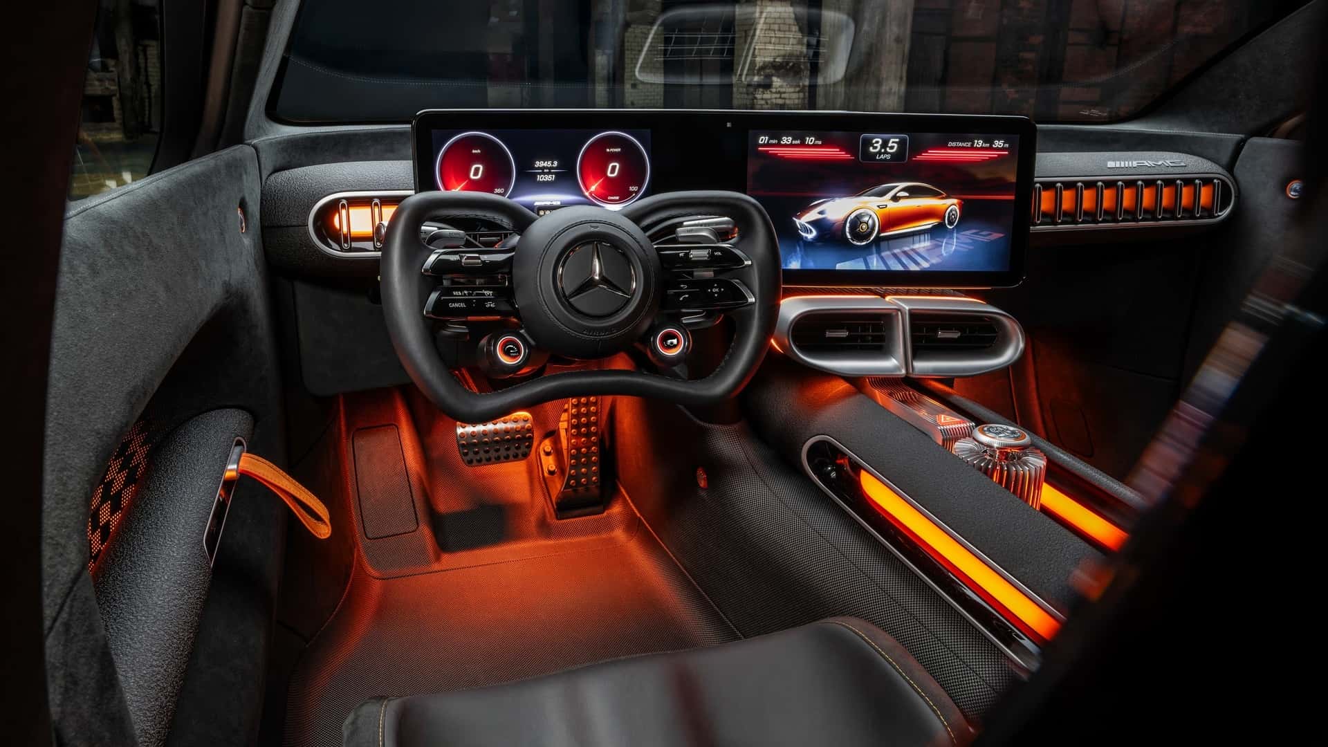 Mercedes-AMG GT XX Concept Interior Close Up
