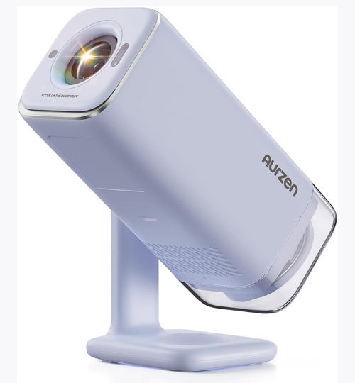 Aurzen BOOM Air projektor på skrivbordet