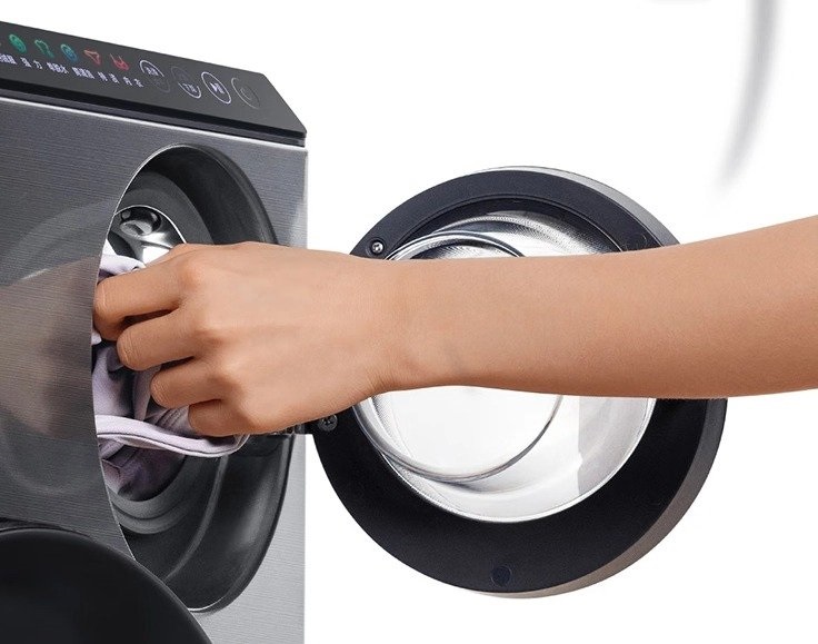 Design av Xiaomi Mijia Dual Zone Pro tvättmaskin