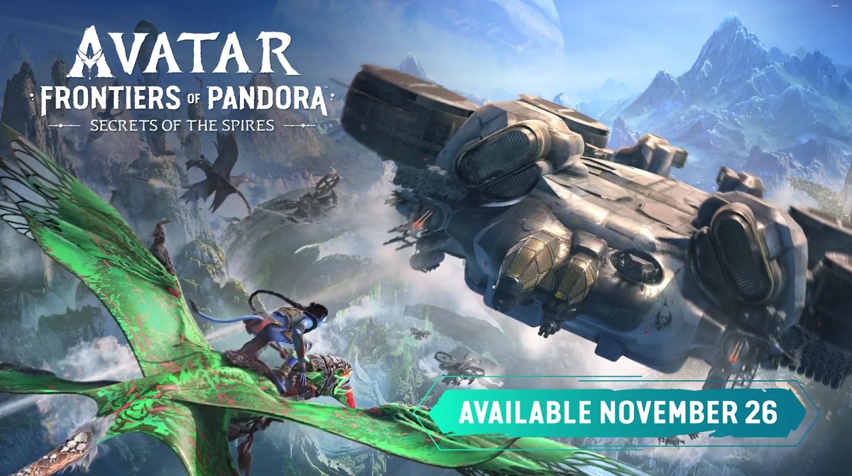 Den andra DLC:n Secret of The Spires till Avatar: Frontiers of Pandora släpps den 26 november