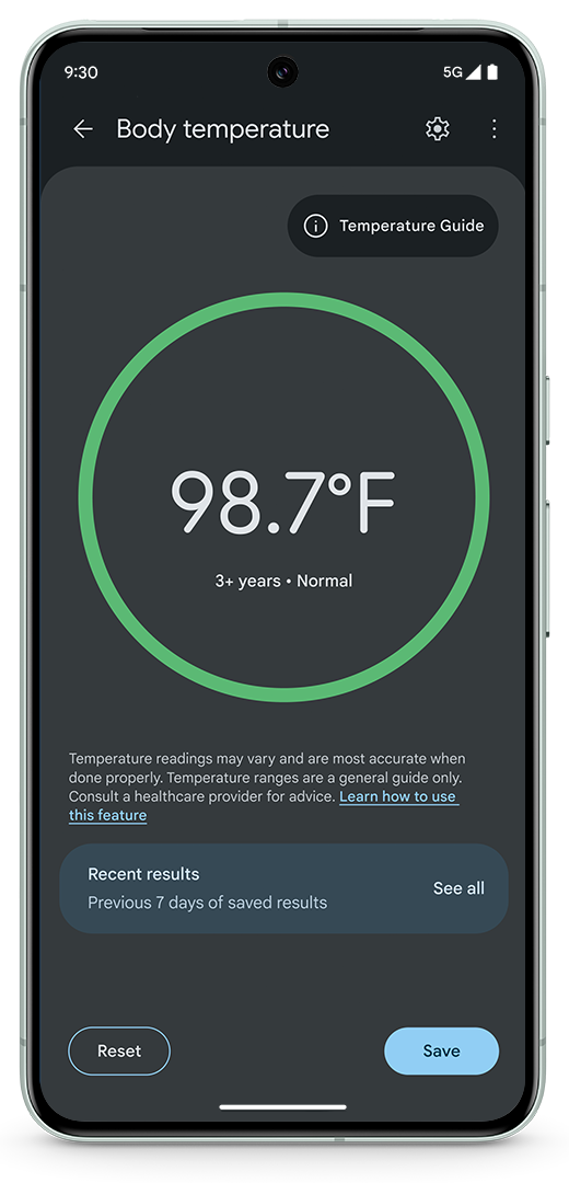 Google Pixel 8 Pro kan nu mäta din kroppstemperatur när du sveper den över ansiktet-3