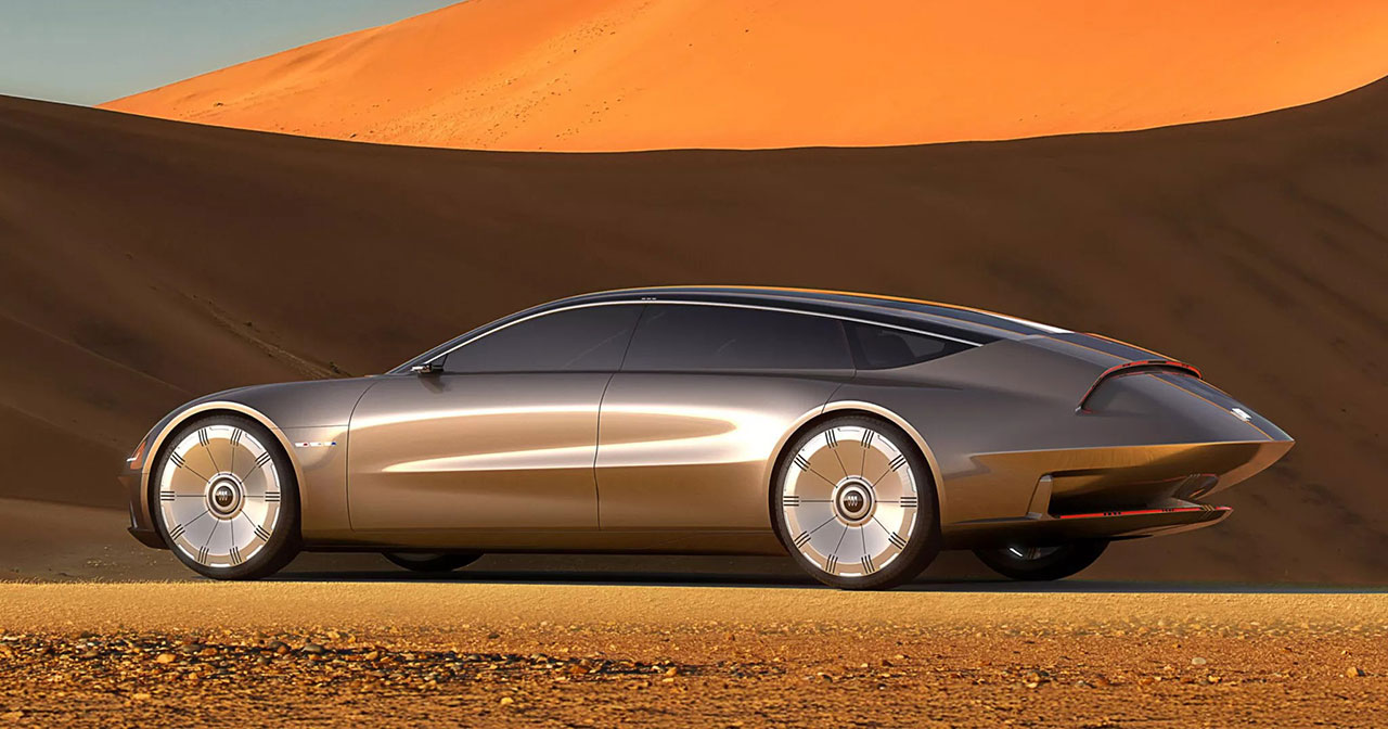 Buick Electra Orbit koncept: sidovy