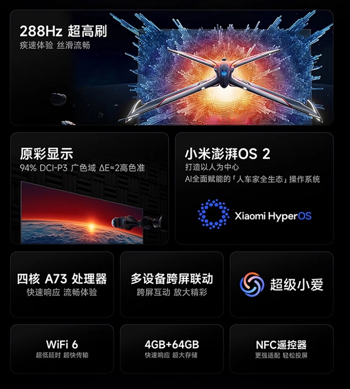 Xiaomi Redmi TV X 2025 med HDMI-portar