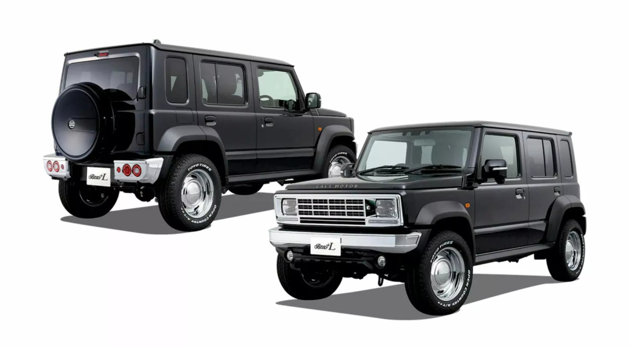 Beas+ L bodystyle för Suzuki Jimny frontvy