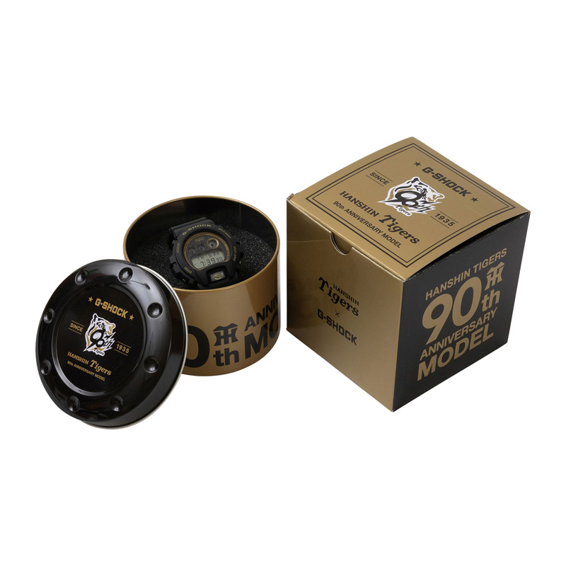 G-Shock x Hanshin Tigers-klockans förpackning