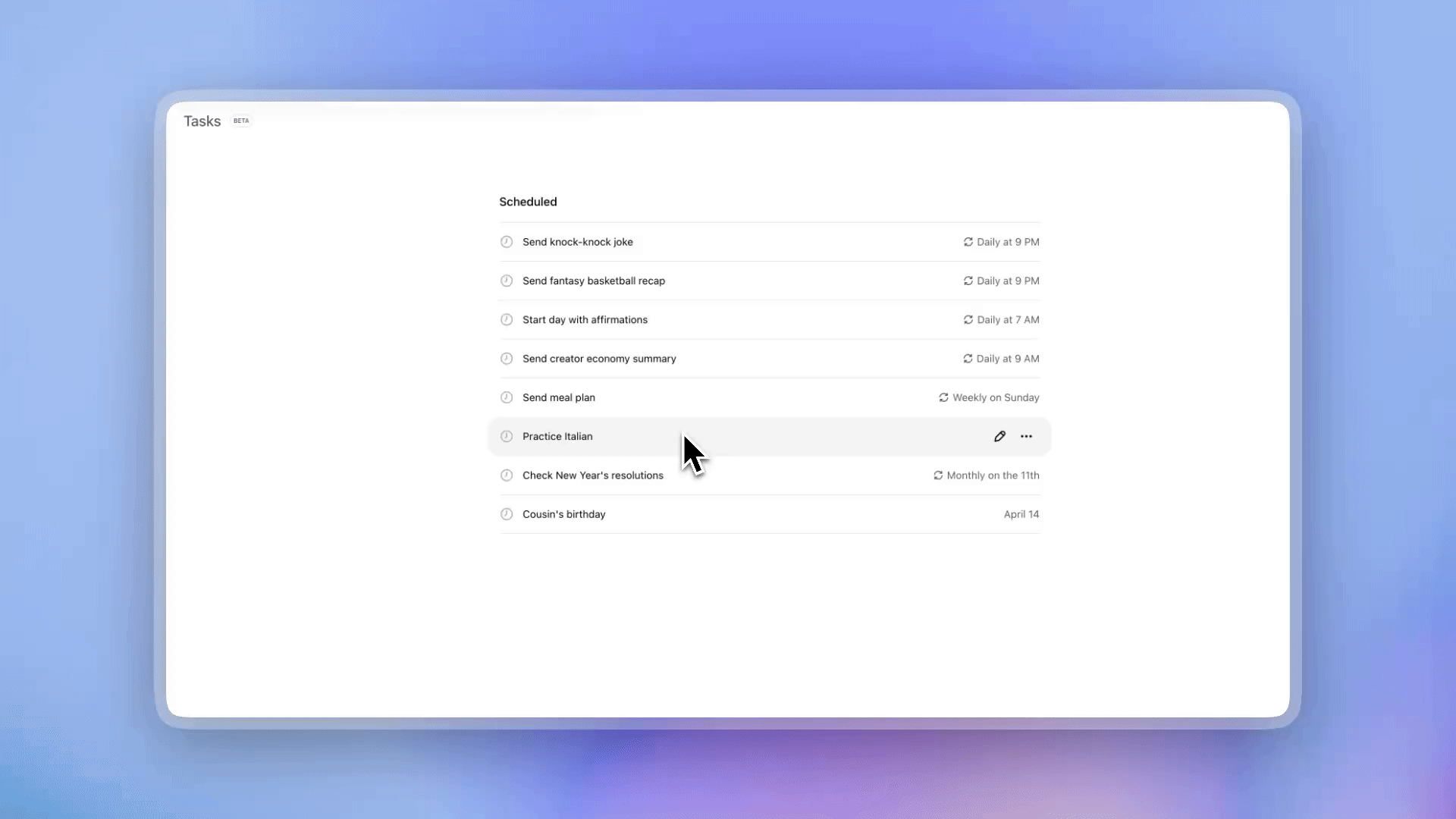 Funktioner för schemaläggning av uppgifter i ChatGPT