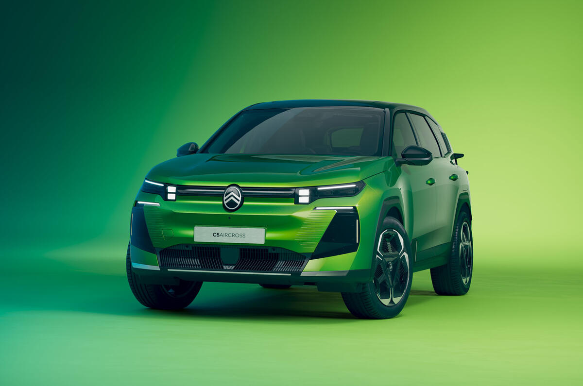 Framsidan av Citroën C5 Aircross