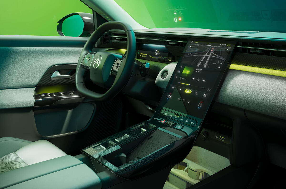 Interiören i Citroën C5 Aircross