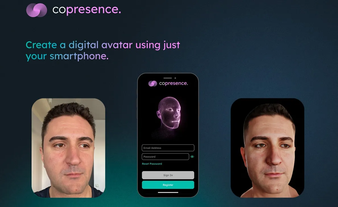 Copresence samlar in 6 miljoner dollar för AI-plattform för att skapa 3D-avatarer