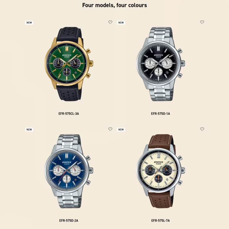 Casio Edifice EFR-575 Chrono klocka