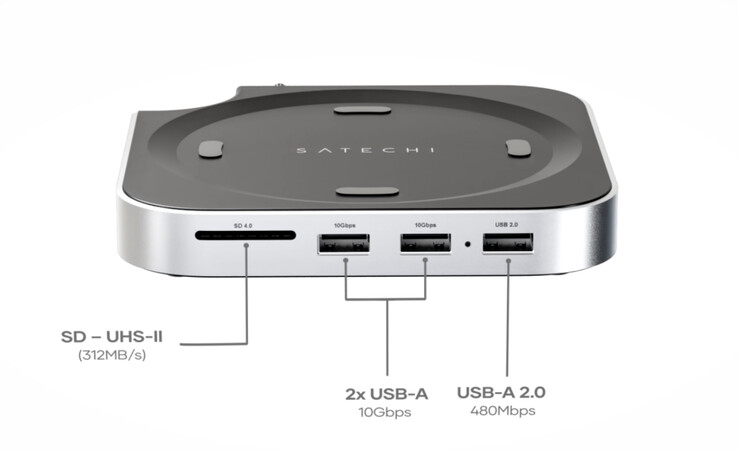 Satechi dockningsstation för Mac mini, nedre delen