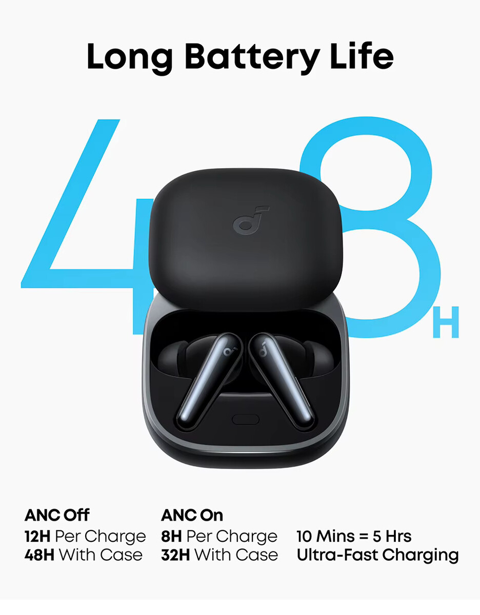 Soundcore Liberty 5 i vit färg