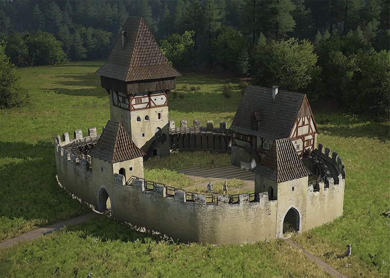 Slottet i Manor Lords