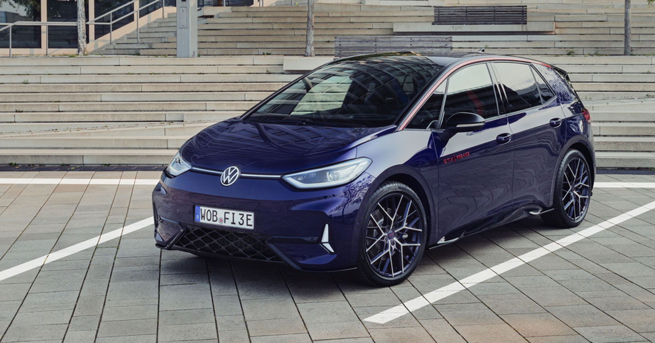 Sportiga ID.3 GTX FIRE+ICE i rörelse