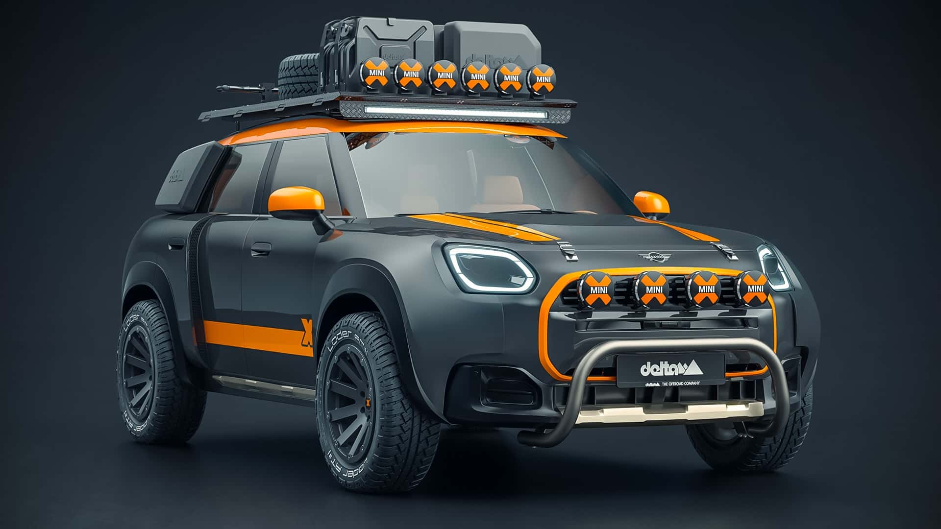 Mini Countryman i Dakar Rally-stil, vy 2