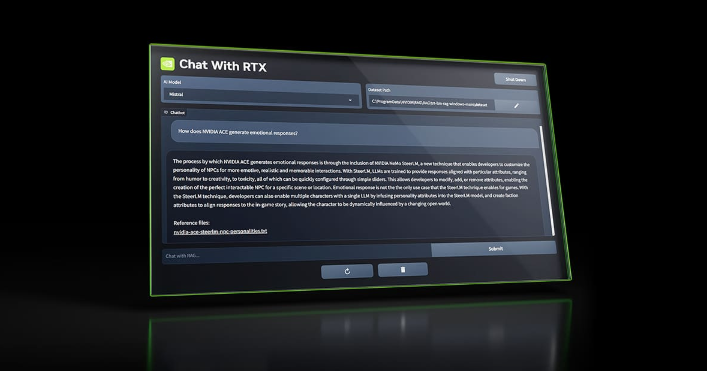 NVIDIA har lanserat en chatbot som körs direkt på användarens dator