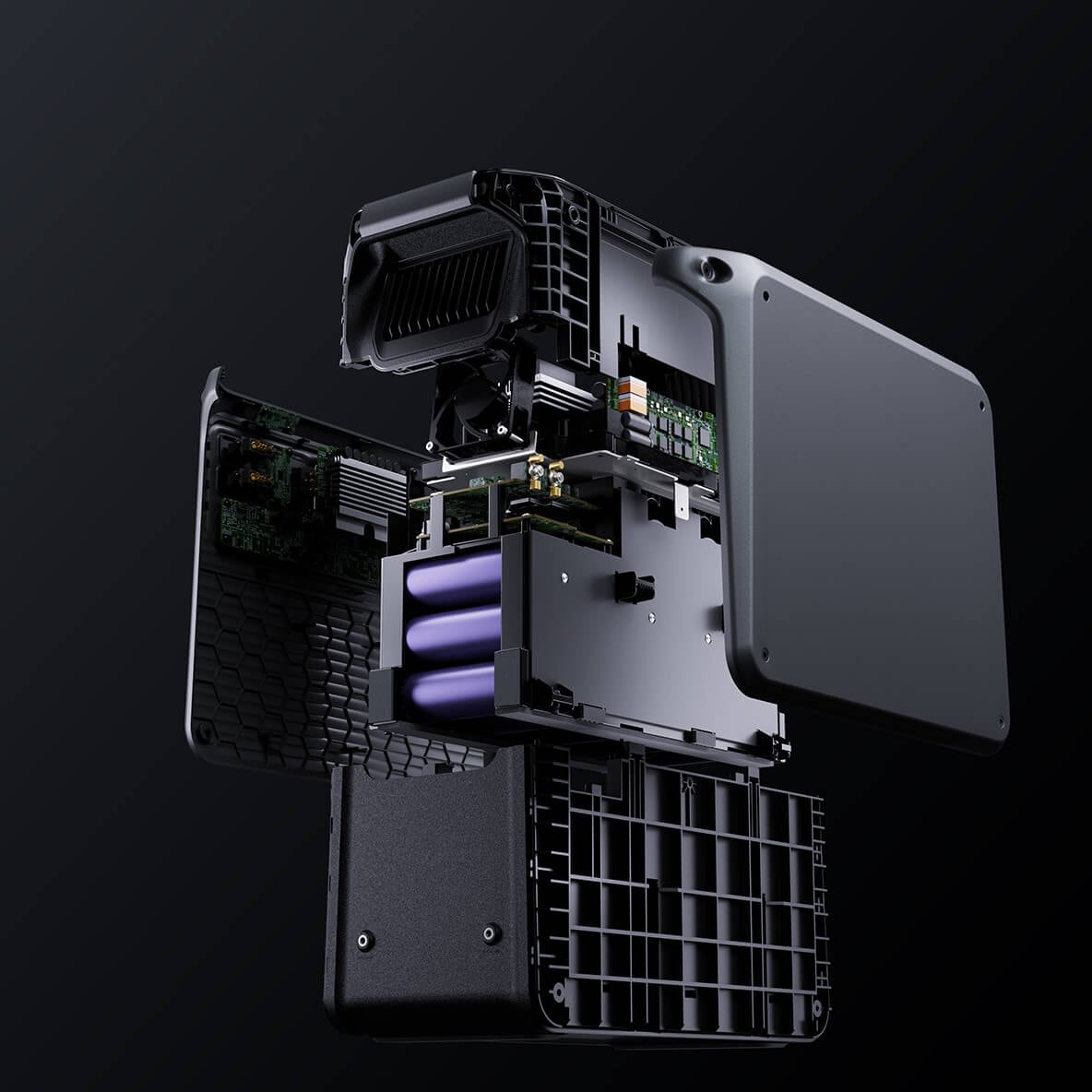 Sprängdiagram av DJI Power 2000