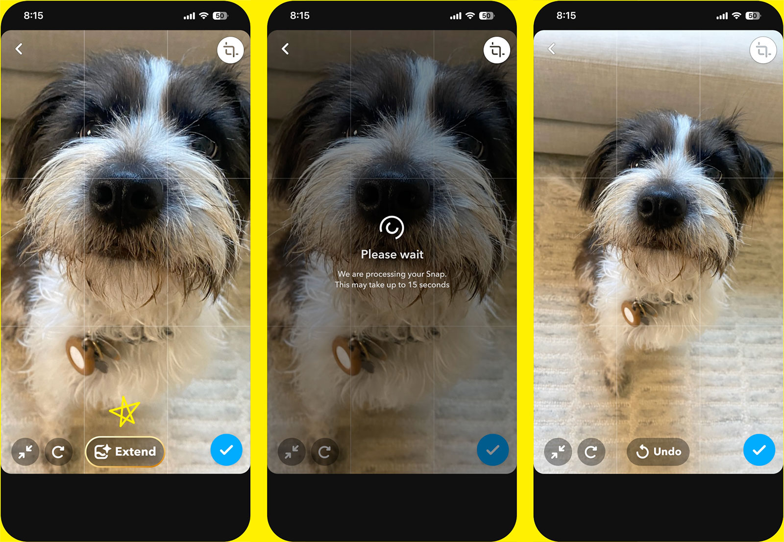 Snapchat+ prenumeranter kan nu använda AI för att skapa eller expandera bilder i appen