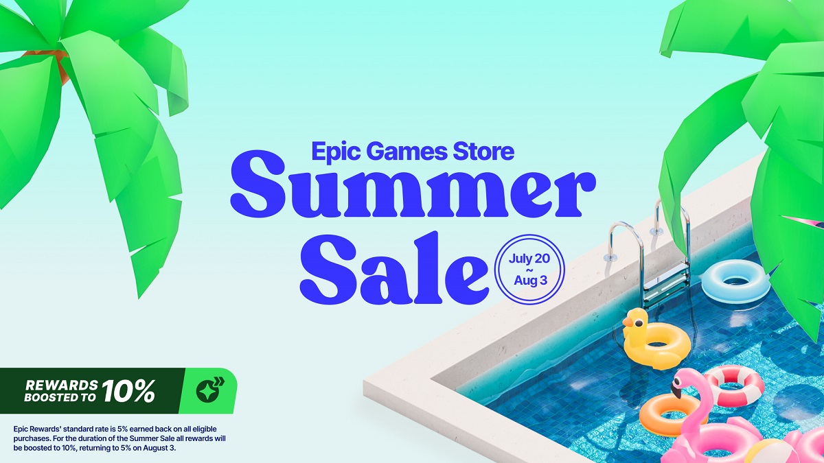 Missa inte detta! Epic Games Store har lanserat en sommarrea med rabatter på upp till 90 % och 10 % tillbaka på varje köp