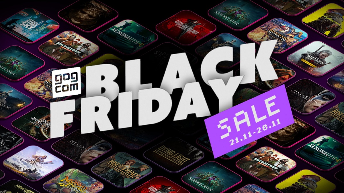 6000 spel med rabatter på upp till 95% - Black Friday har börjat hos GOG