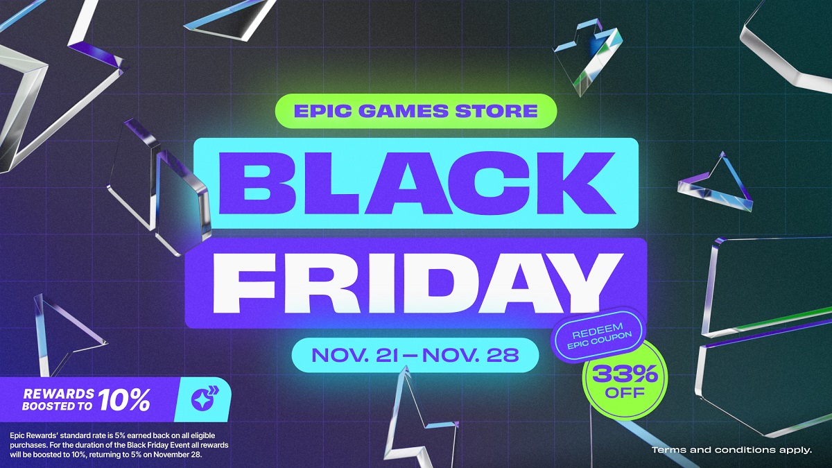 Epic Games Store bjuder in till Black Friday - spelarna erbjuds stora rabatter, ökad cashback och särskilda bonusprogram