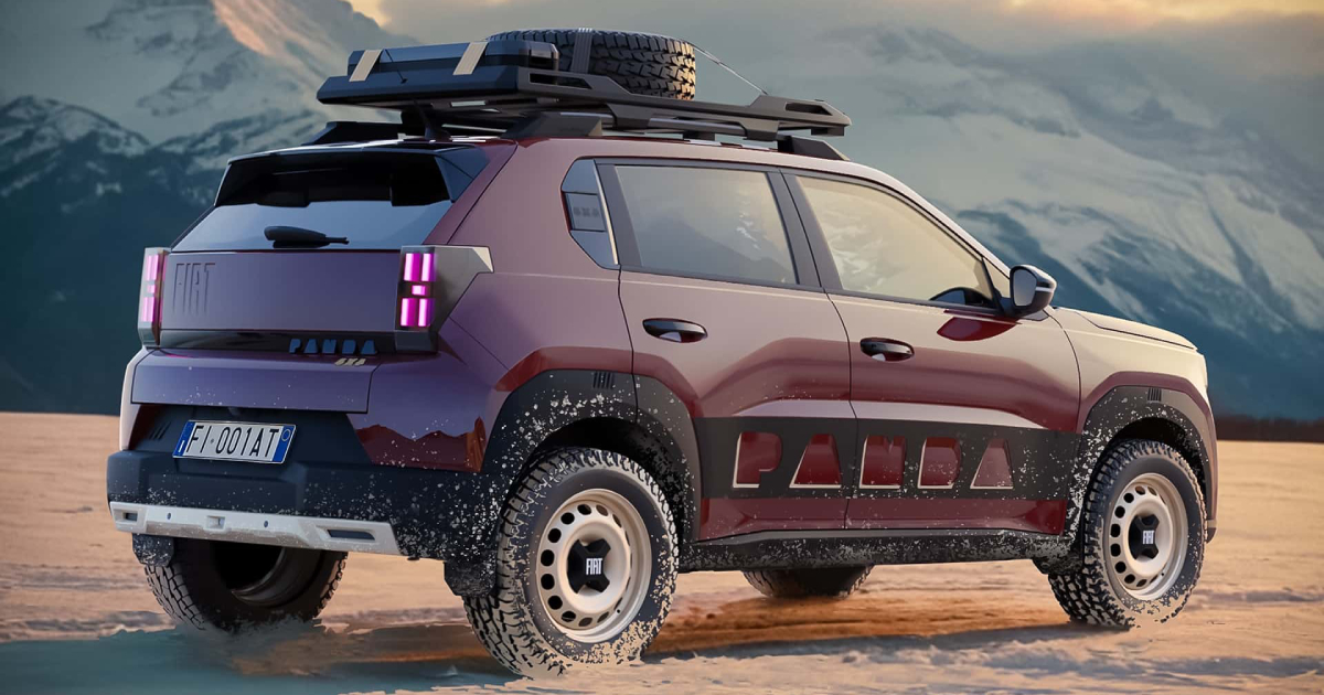 Fiat Grande Panda 4x4 concept rear end