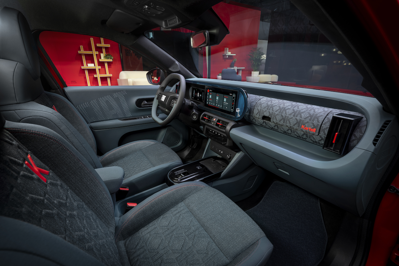 Ekologiska material i Fiat Grande Panda Kartell