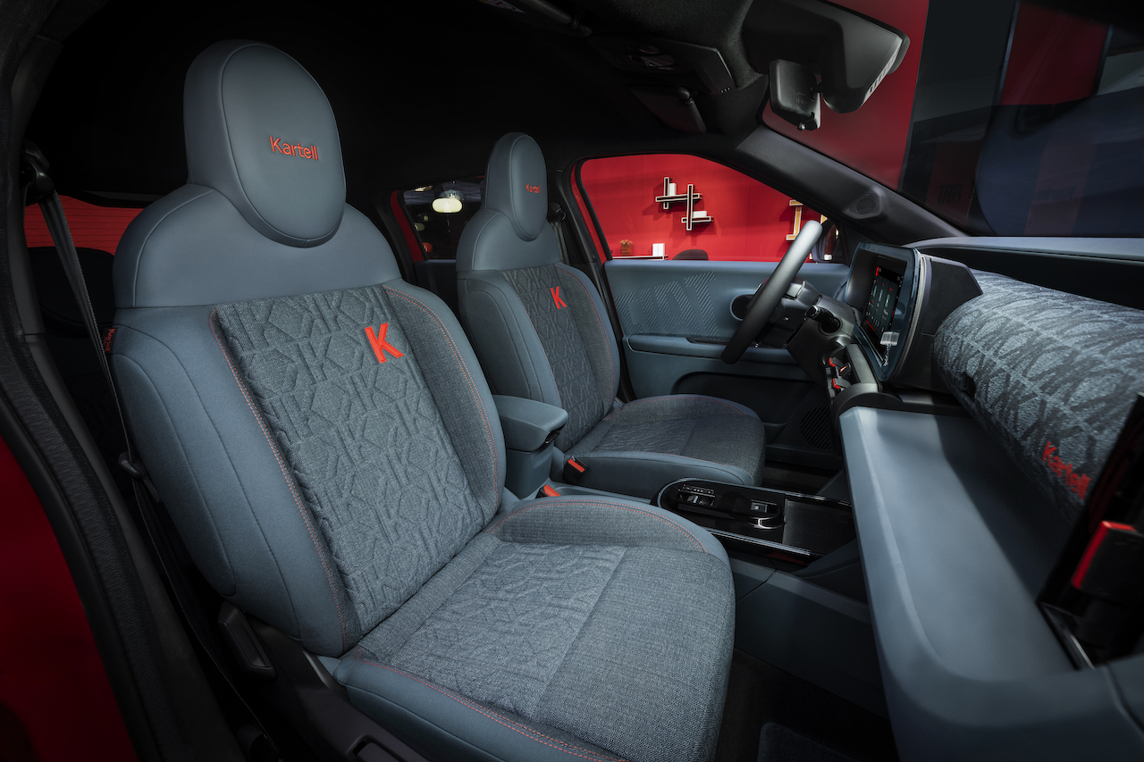 Interiör av Fiat Grande Panda Kartell