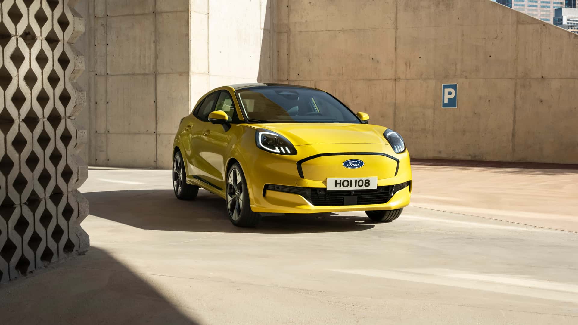 Ford Puma Gen-E exteriör i dynamisk design