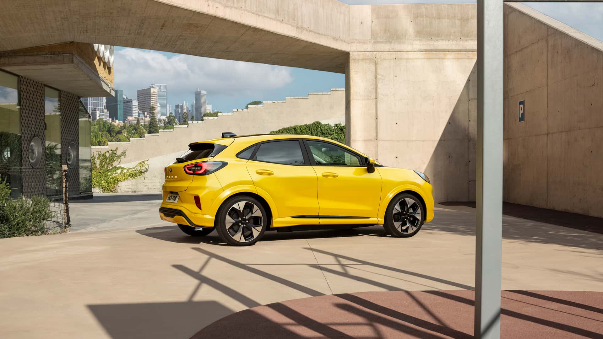 Ford Puma Gen-E sportspoiler.