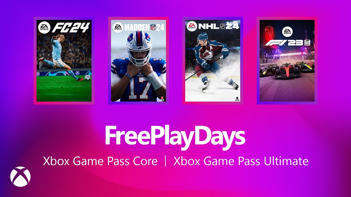Sju sportsimulatorer från Electronic Arts bjuder på gratis helger för Xbox Game Pass Core- och Ultimat-prenumeranter