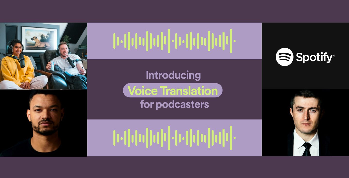 Spotify presenterade AI för att klona podcastares röster och översätta dem till andra språk