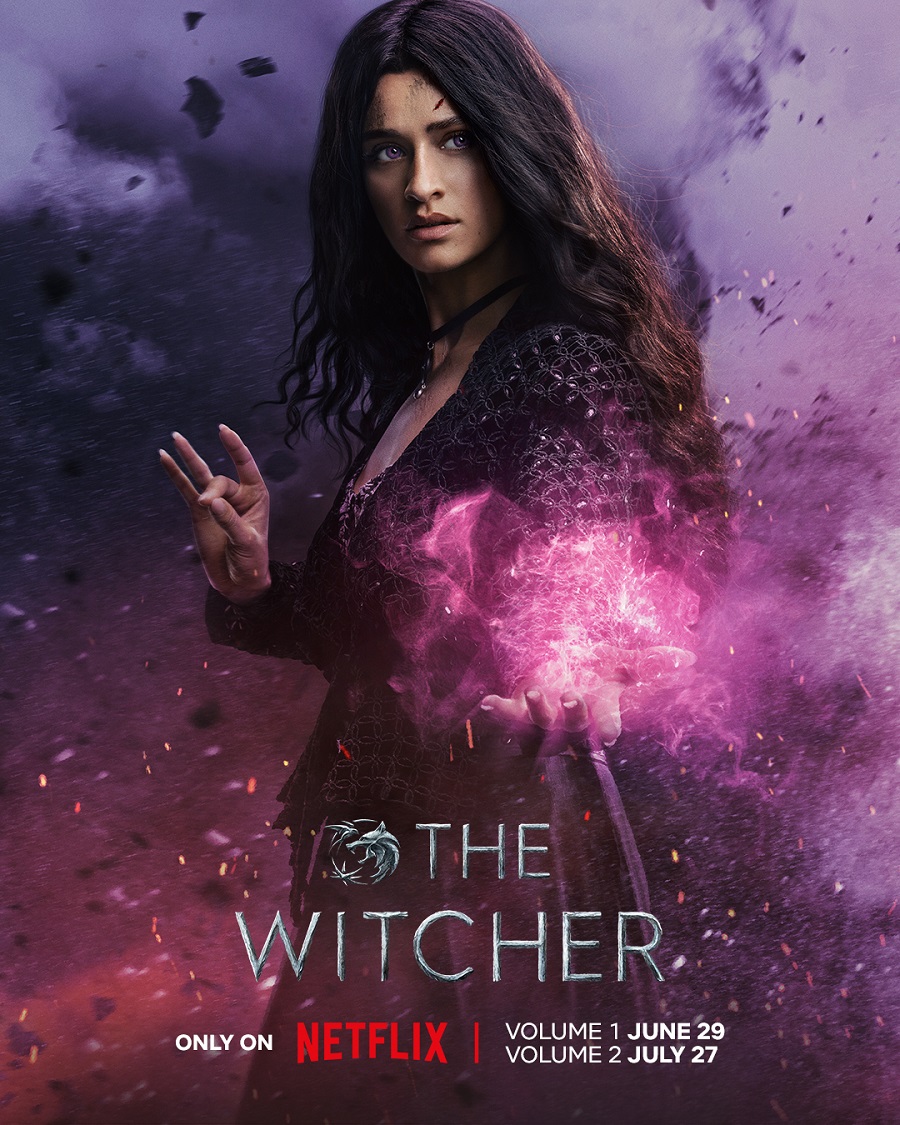 Netflix har släppt fyra färgglada affischer som visar huvudpersonerna från den tredje säsongen av The Witcher-serien och påminner tittarna om trailern den 8 juni-3