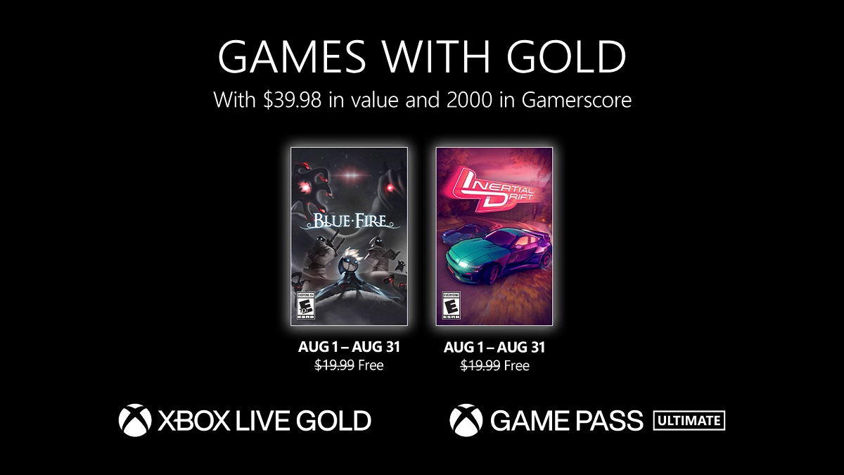 Xbox Live Gold-prenumeranter får två fantastiska spel i augusti, Blue Fire och Inertial Drift