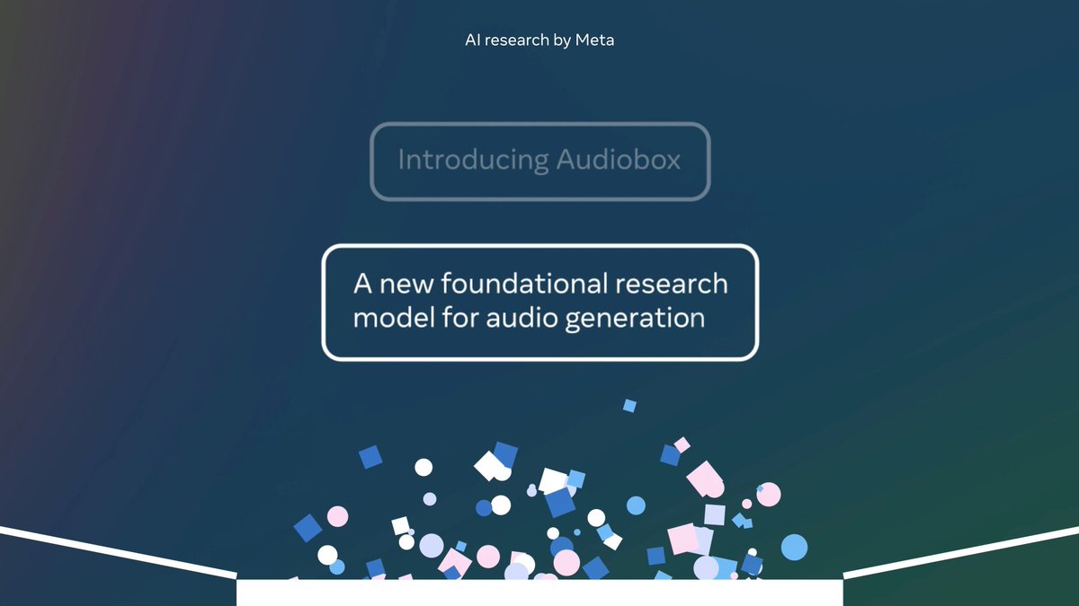 Meta introducerade Audiobox - AI för röstgenerering och ljudeffekter