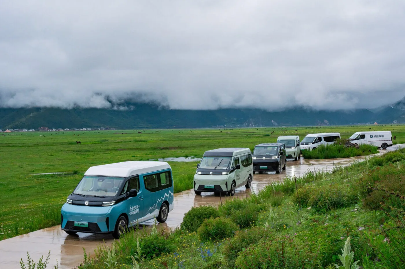 X-Van husbil i staden