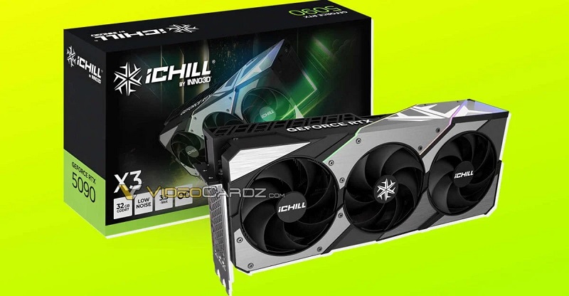 RTX 5090 förpackning från iChill