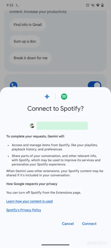 Голосовий помічник Gemini з підтримкою Spotify