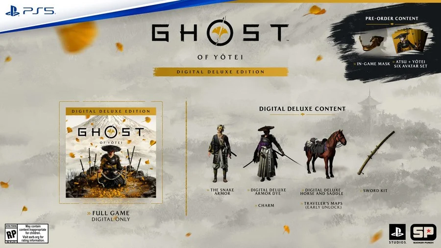Deluxe edition of Ghost of Yotei