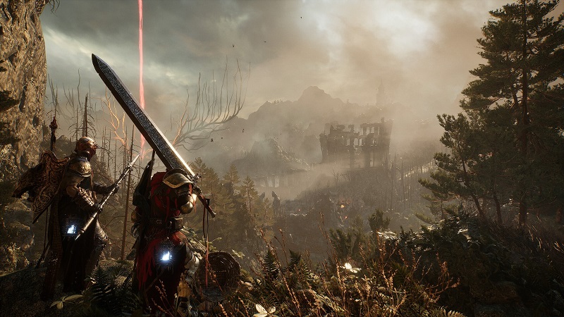 Illustration av co-operativt läge i Lords of the Fallen