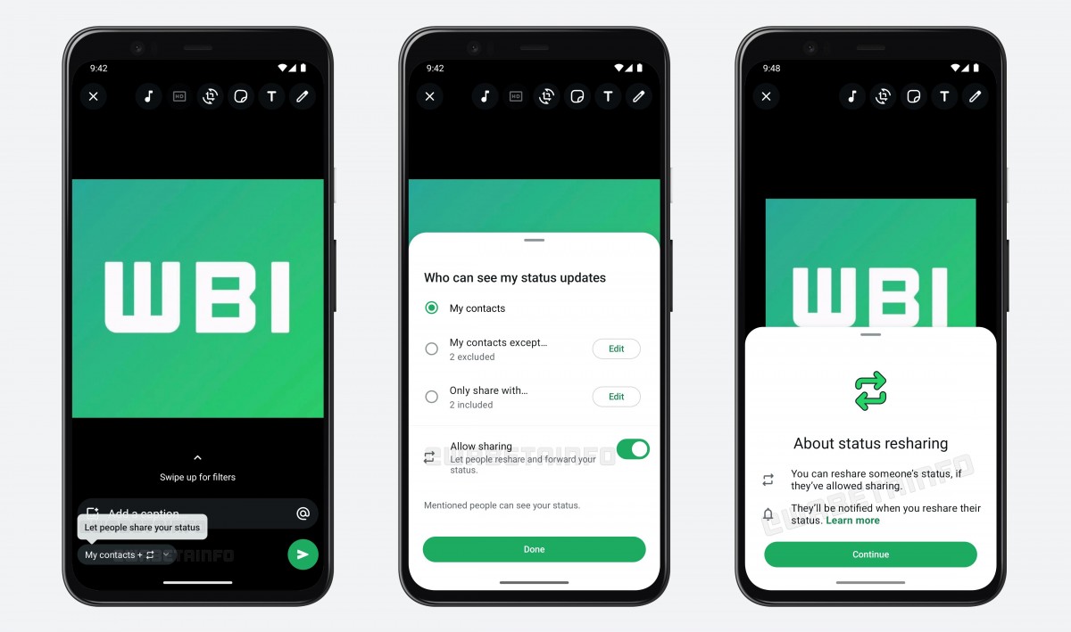 Repost of WhatsApp status. Illustration: wabetainfo
